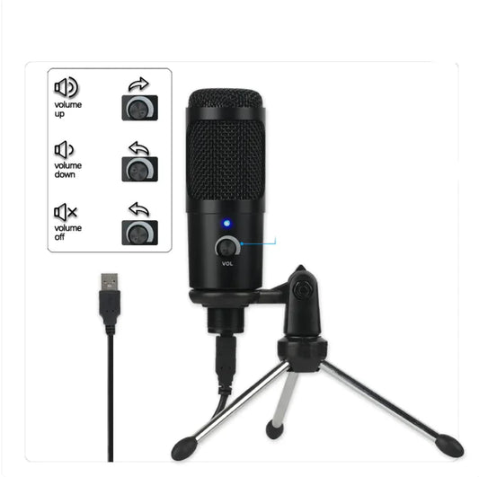 Pro Stream Condenser Mic – Gaming & Live Recording